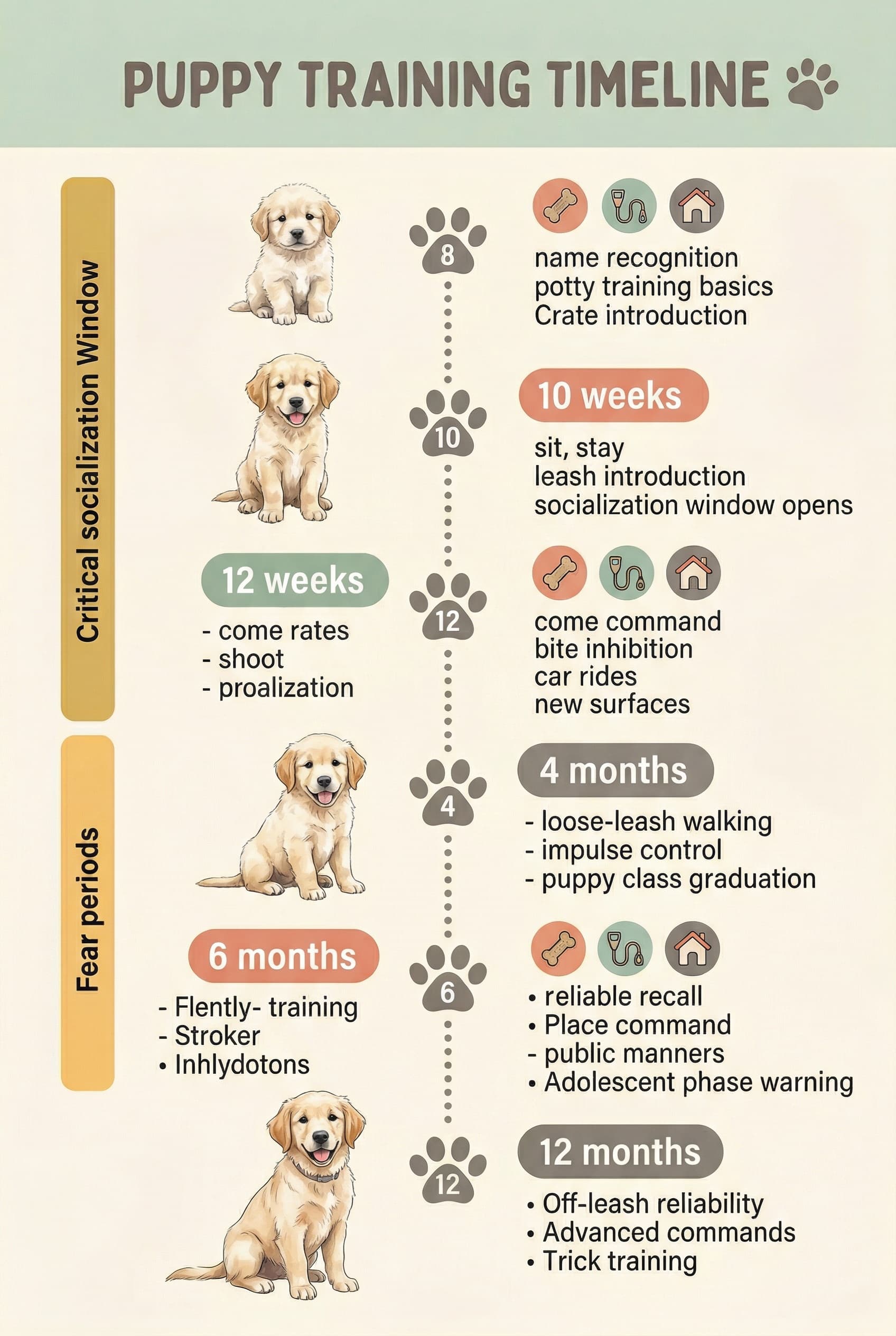 Puppy Training Timeline