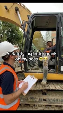 AI Safety inspector prank
on my boss 😭😭