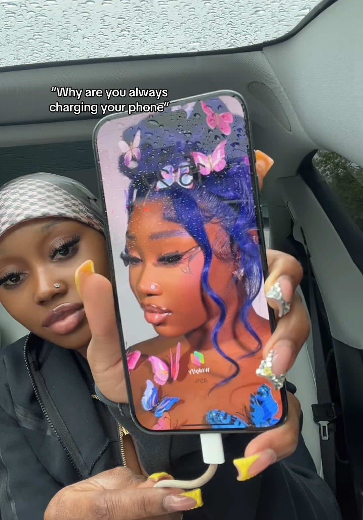 “Why are you always
charging your phone”