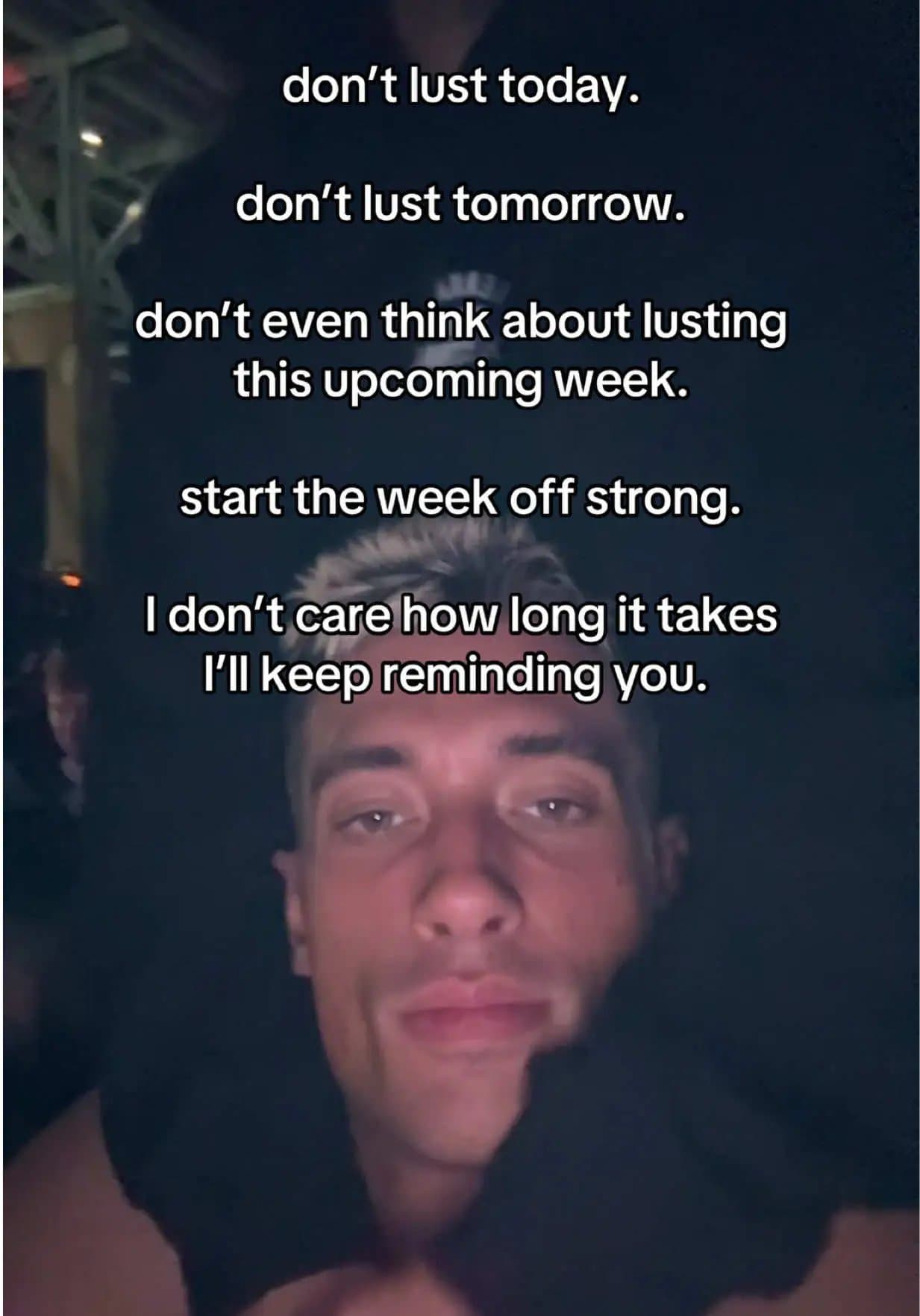 don't lust today.
don't lust tomorrow.
don't even think about lusting this upcom…