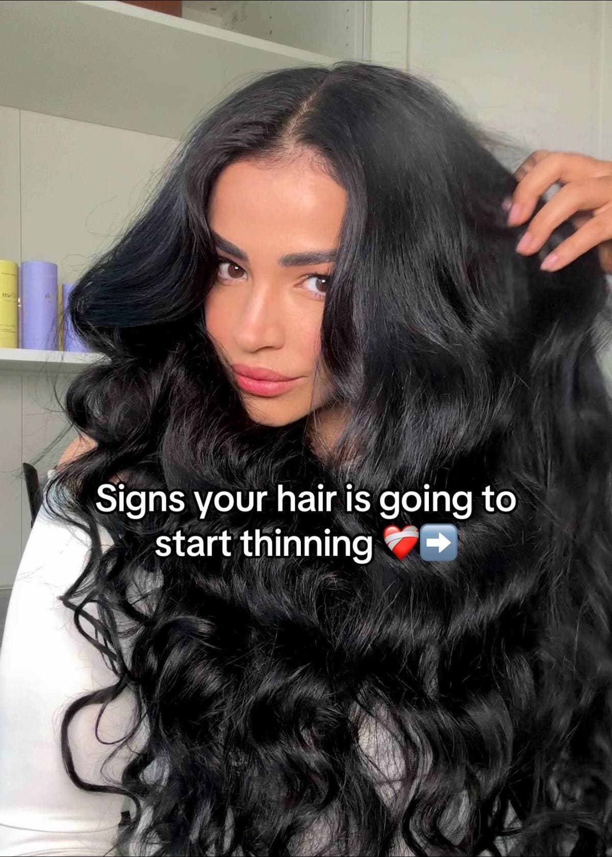 Signs your hair is going to
start thinning ❤️‍🩹➡️