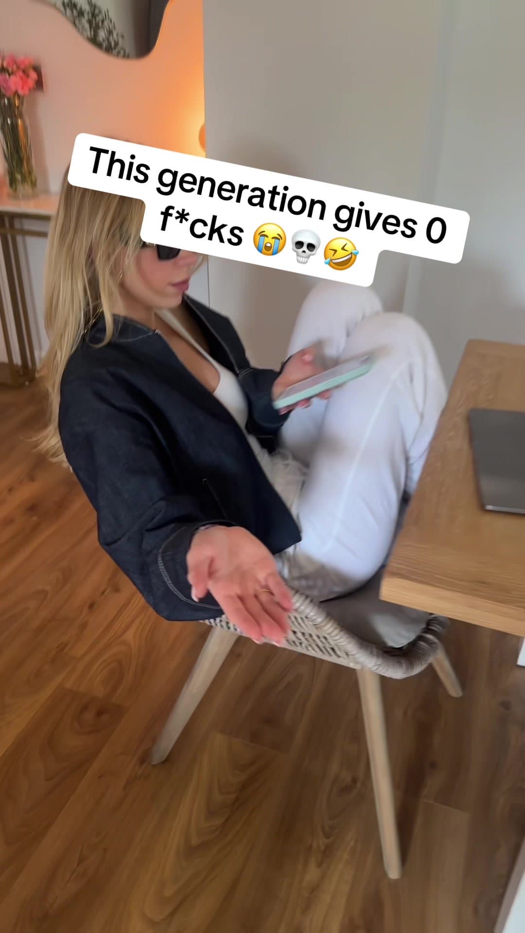 This generation gives O
f*cks 😭💀🤣