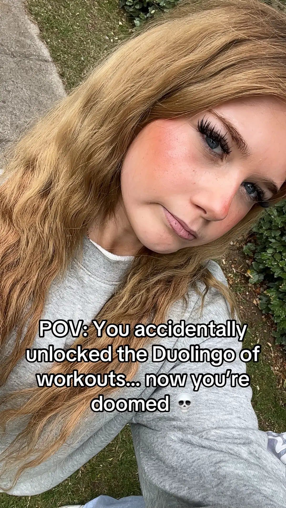 POV: You accidentally 
unlocked the Duolingo 
of workouts.. now you’re 
doomed �…