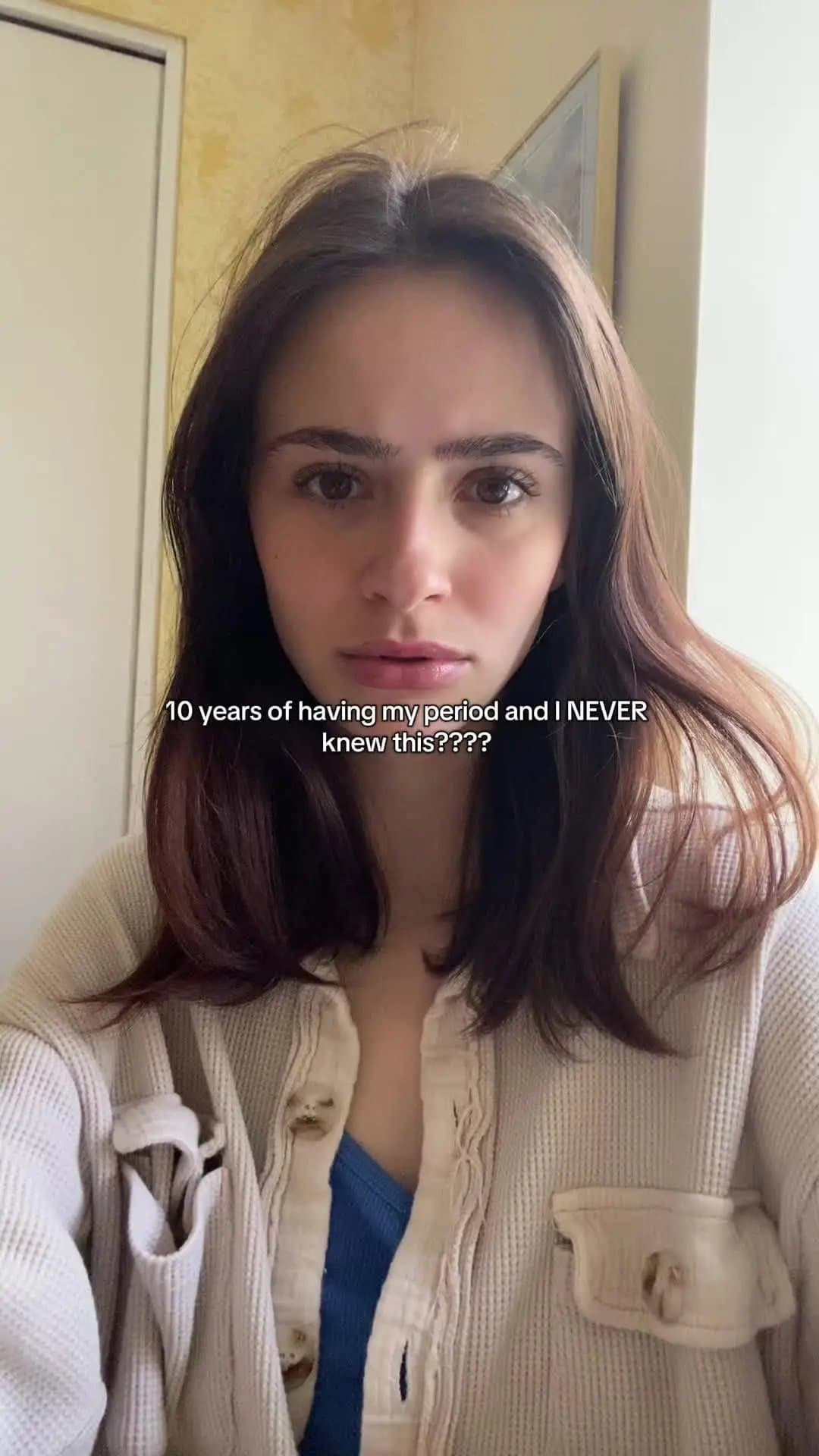 10 years of having my period and I NEVER
knew this????

Some tips to keep that a…