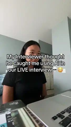 My Interviewer thought
he caught me using Ai in
our LIVE interview 💀😳

Asked t…