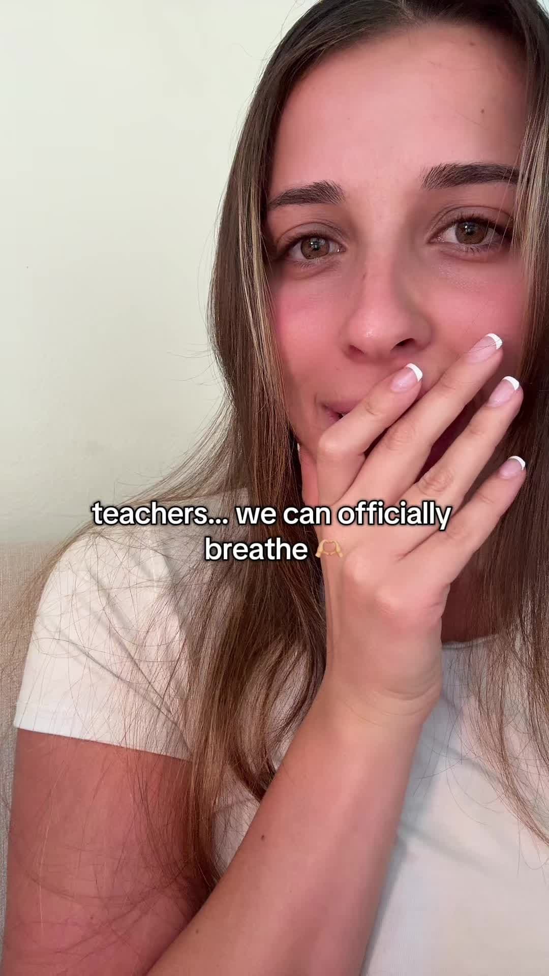 teachers... we can officially breathe 🧘
