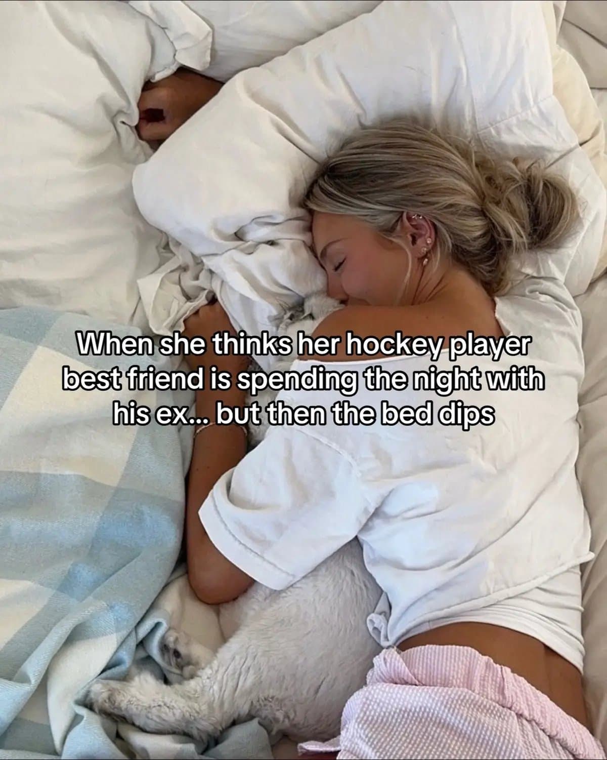 I saw a picture of you guys together.
Go back to sleep. We'll talk tomorrow.
Wil…