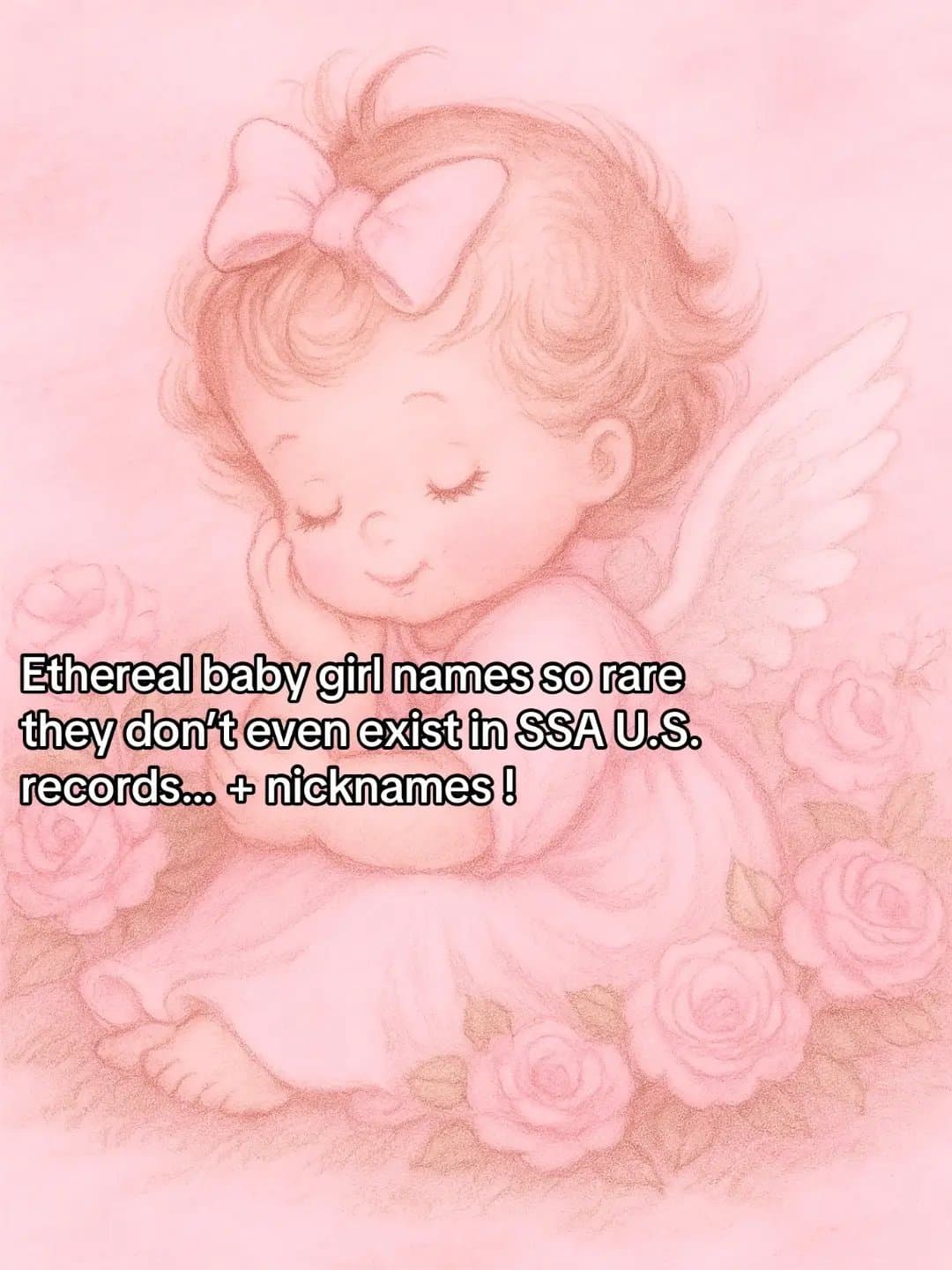 Ethereal baby girl names so rare
they don't even exist in SSA U.S.
records... + …