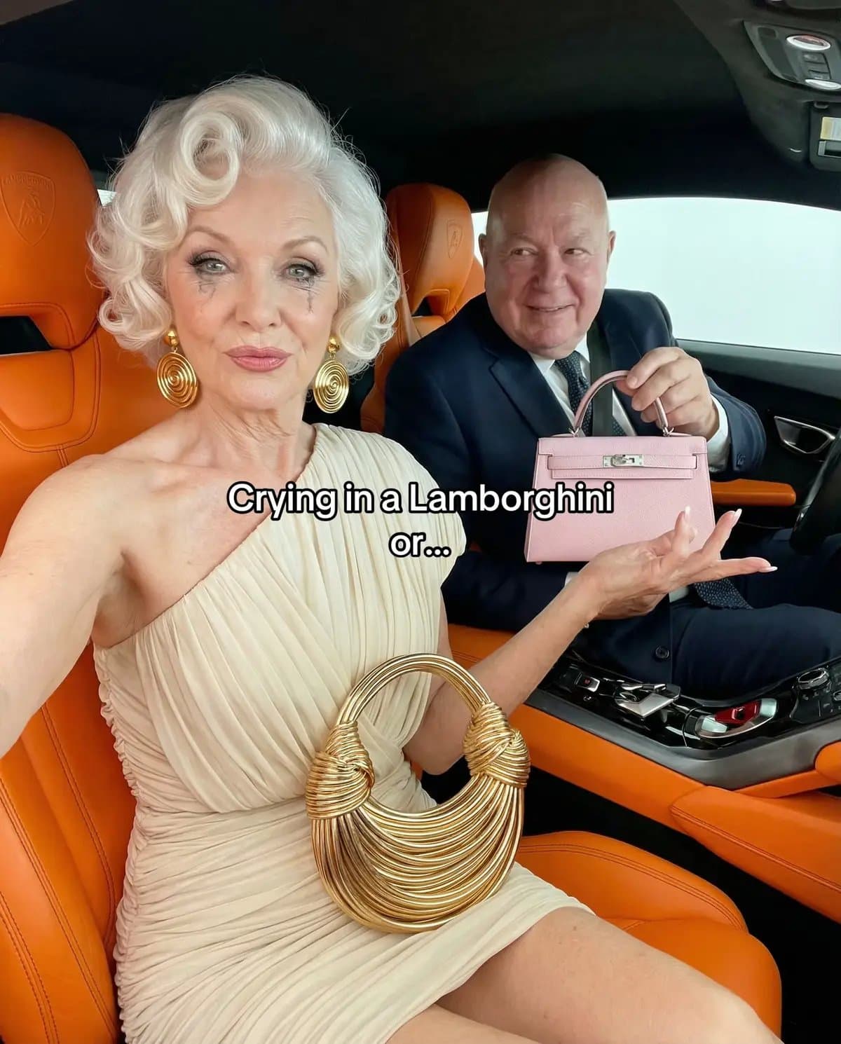 Crying in a Lamborghini
Or..