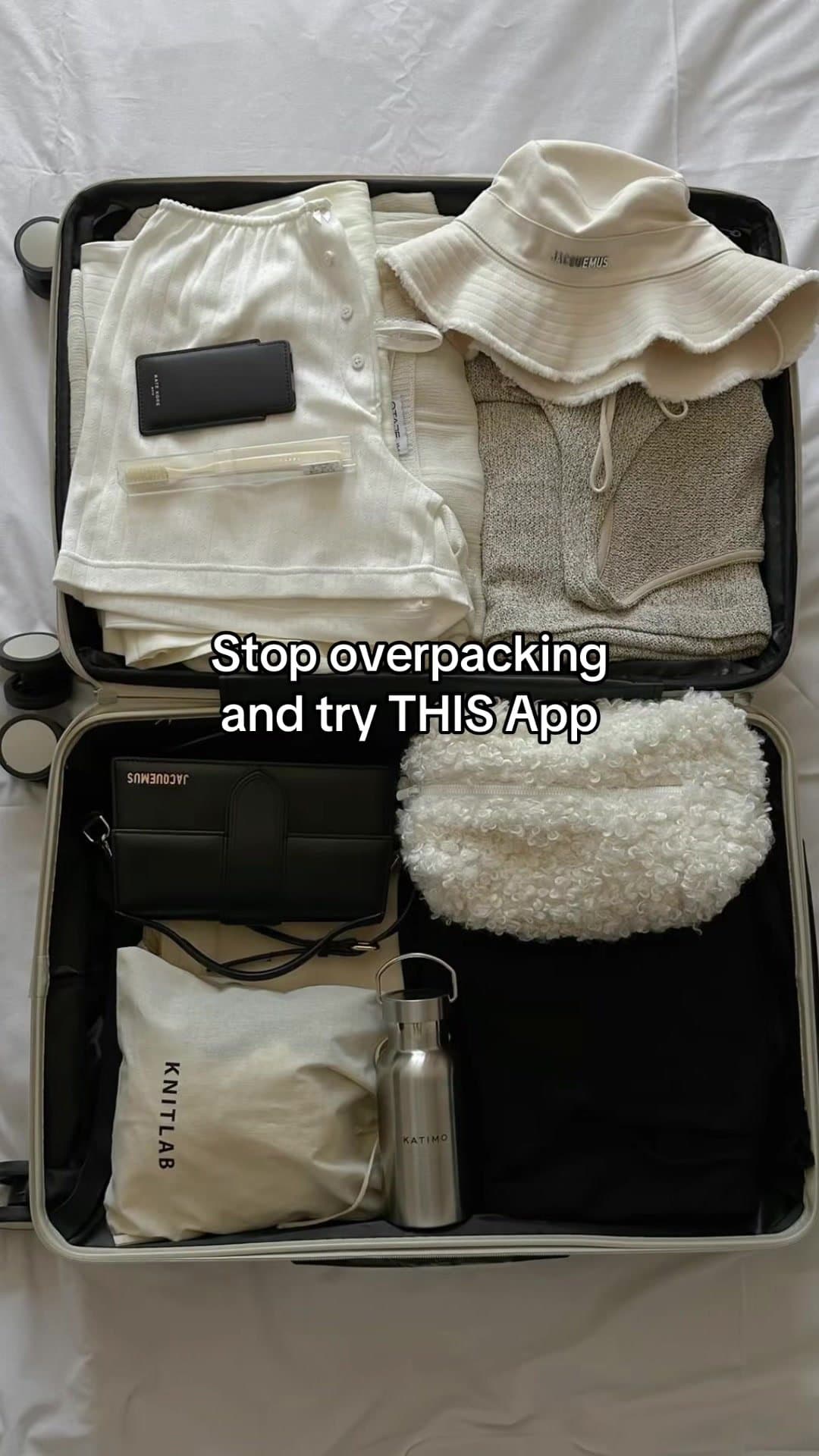 Stop overpacking 
and try THIS App