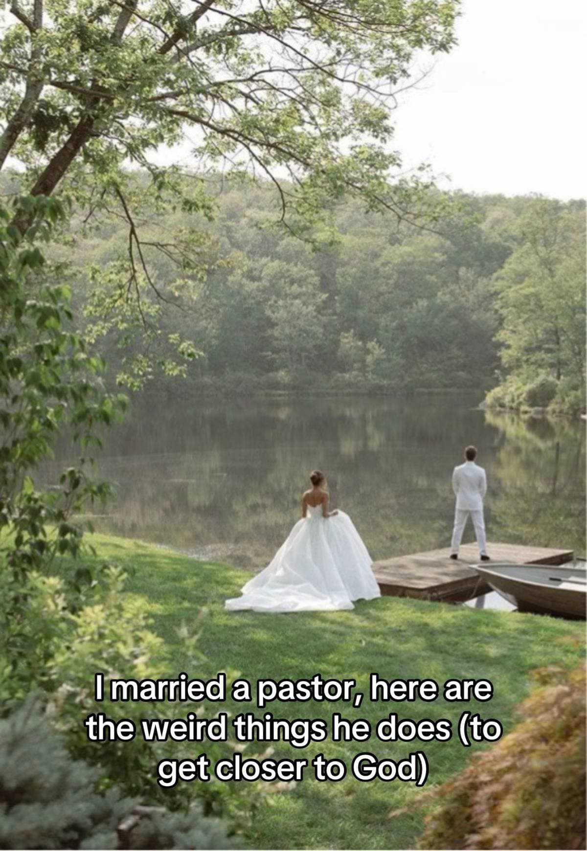 I married a pastor, here are
the weird things he does (to
get closer to God)