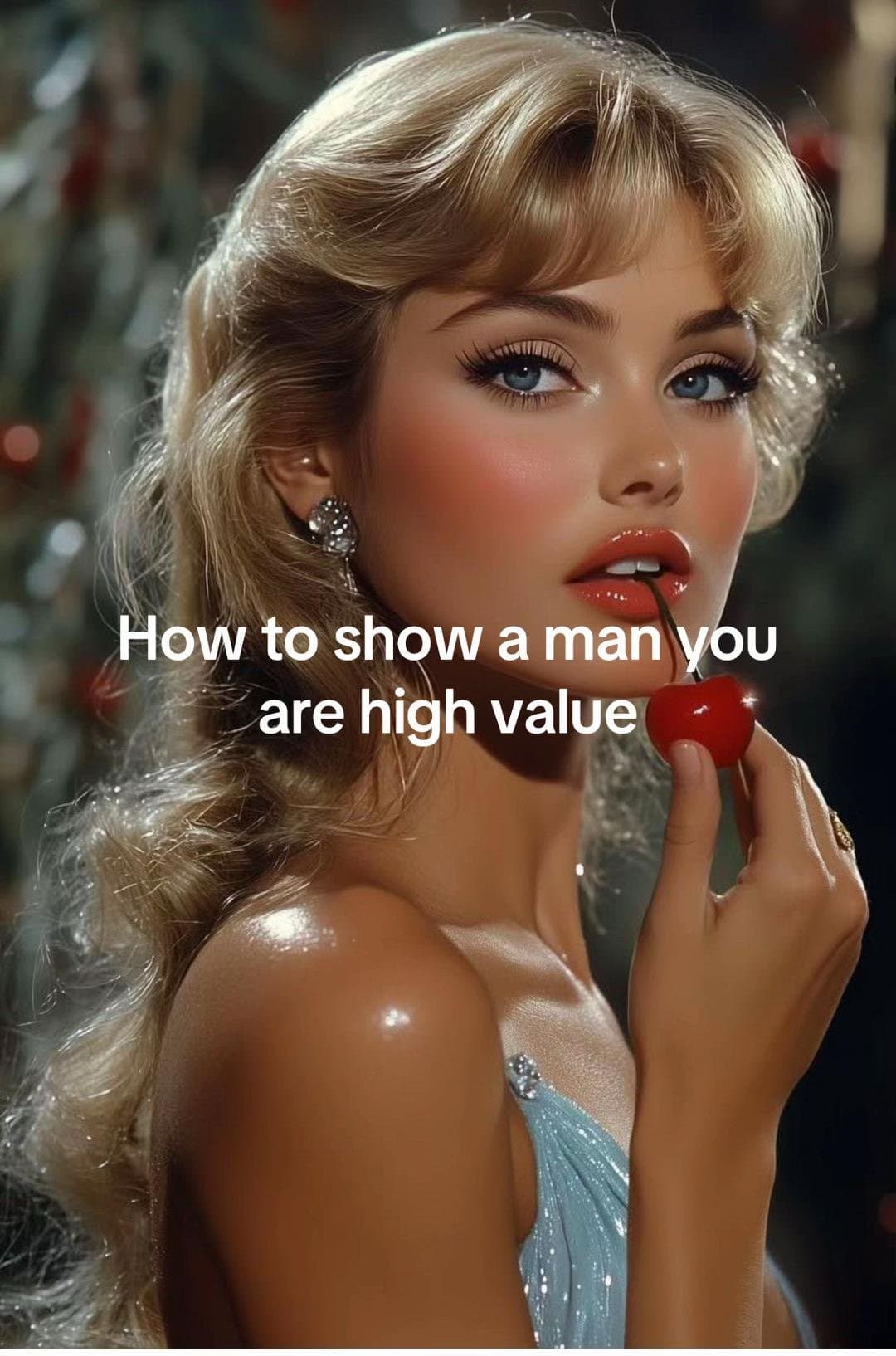 How to show a man you
are high value