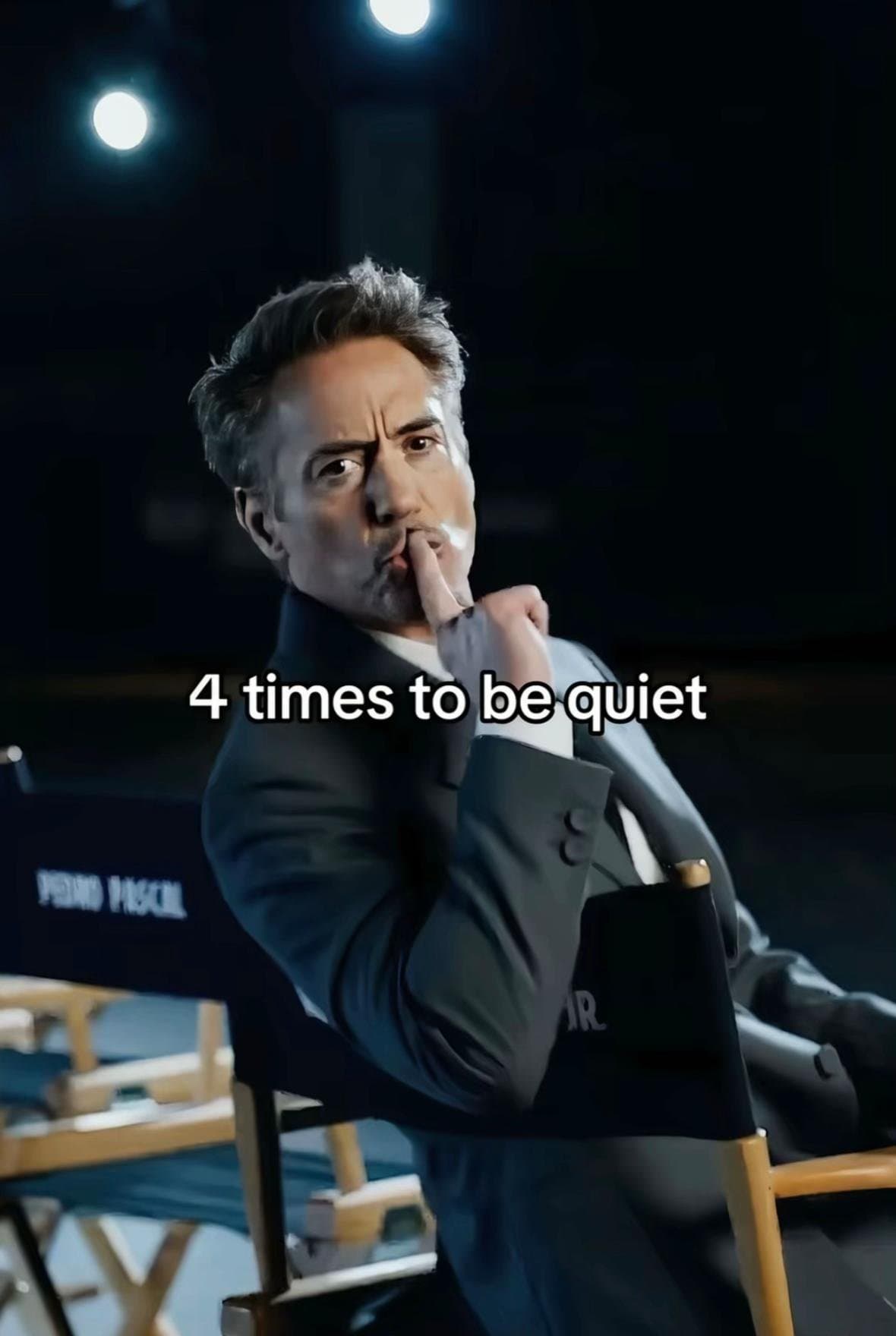 4 times to be quiet