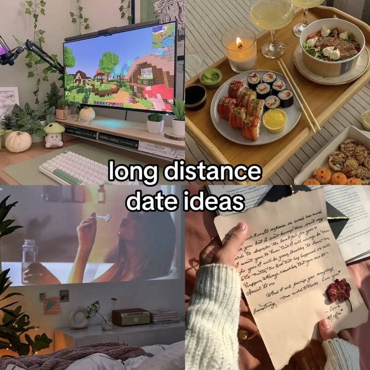 long distance
date ideas