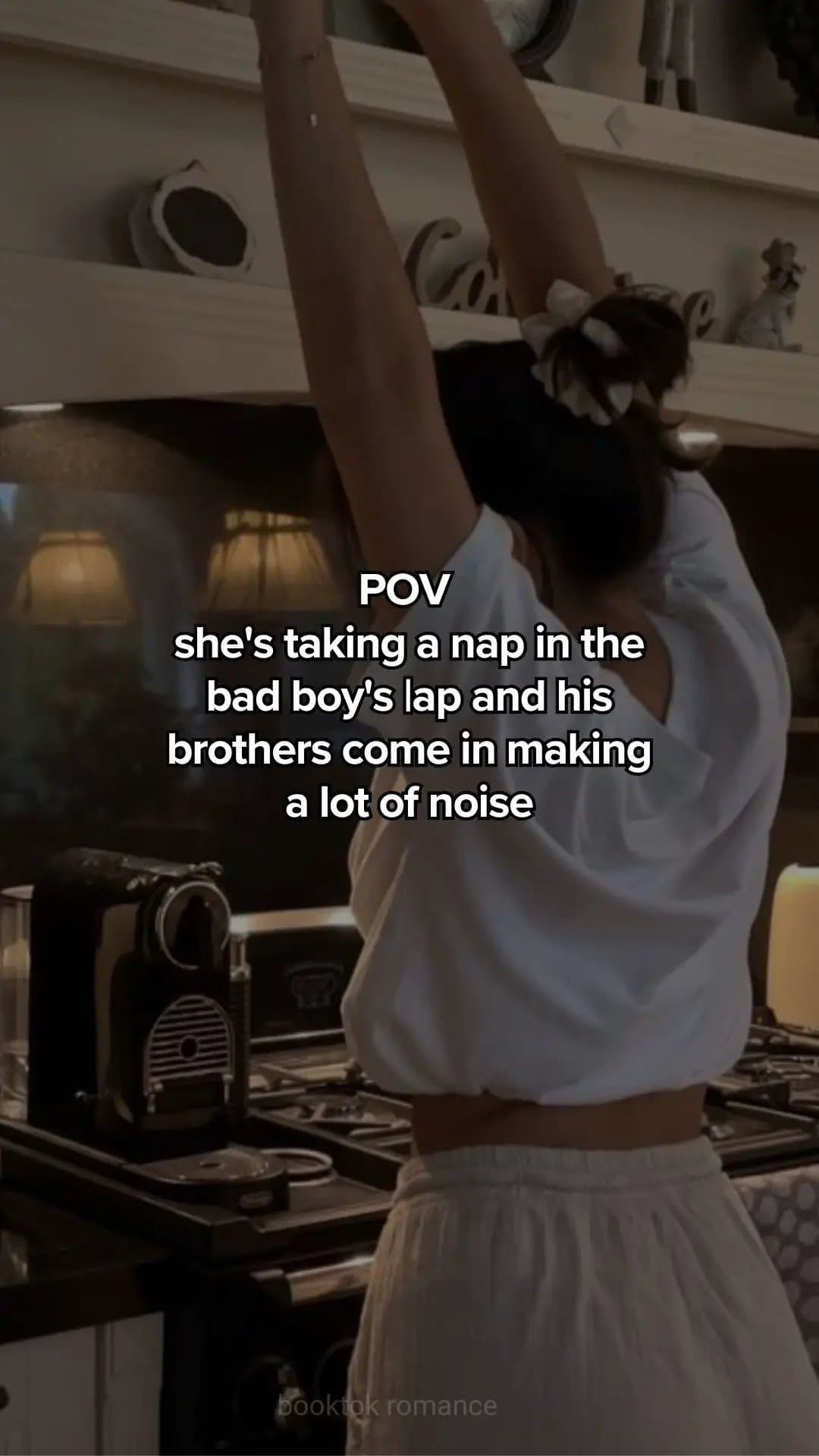 POV
she's taking a nap in the
bad boy's lap and his
brothers come in making
a lo…