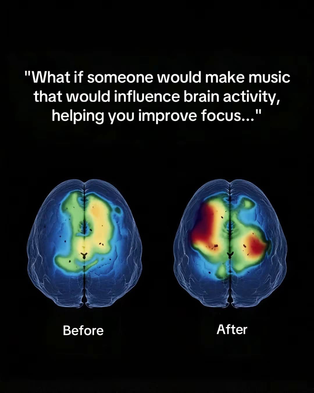 "What if someone would make music that would influence brain activity, helping y…