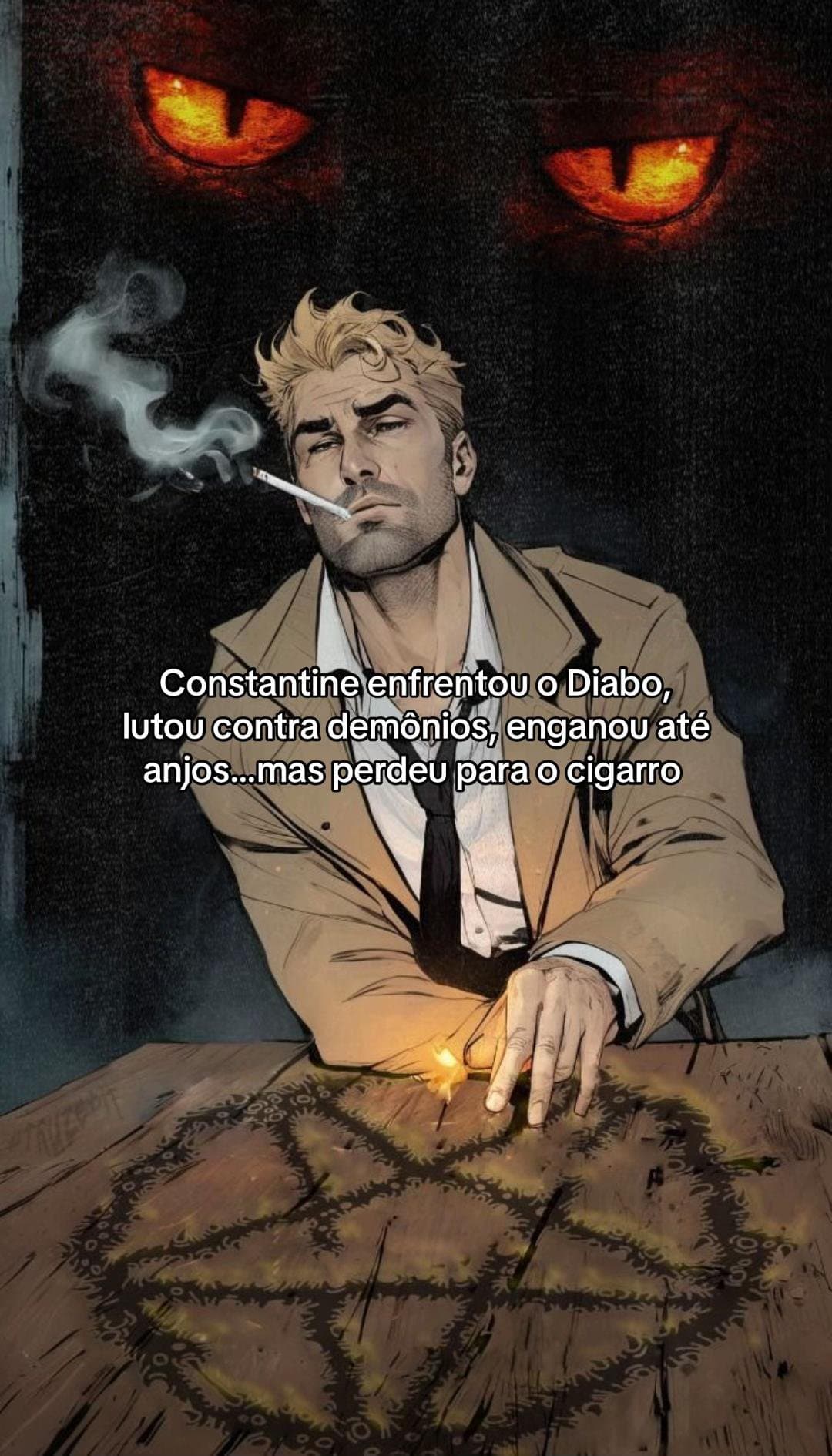 Constantine enfrentou o Diabo,
lutou contra demônios, enganou até
anjos... mas p…