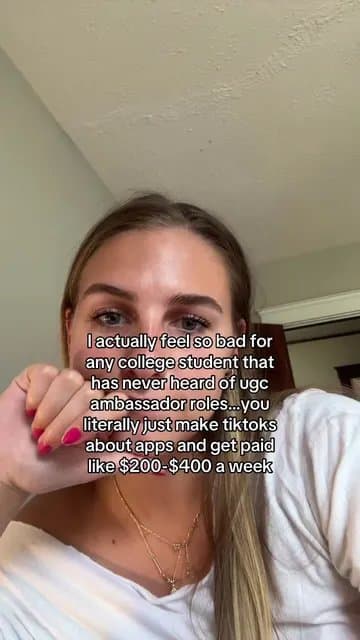 I actually feel so bad for
any college student that
has never heard of ugc
ambas…