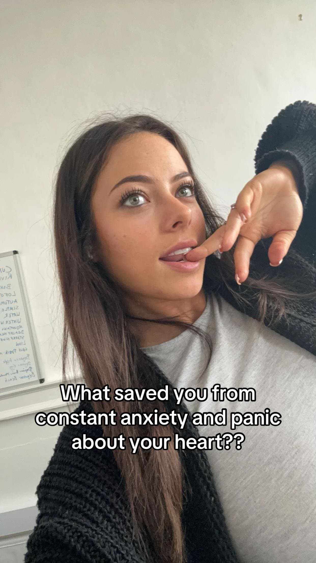 What saved you from
constant anxiety and panic
about your heart??