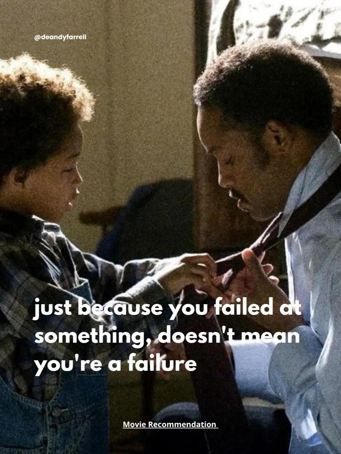 just because you failed at
something, doesn't mean
you're a failure

Movie Recom…