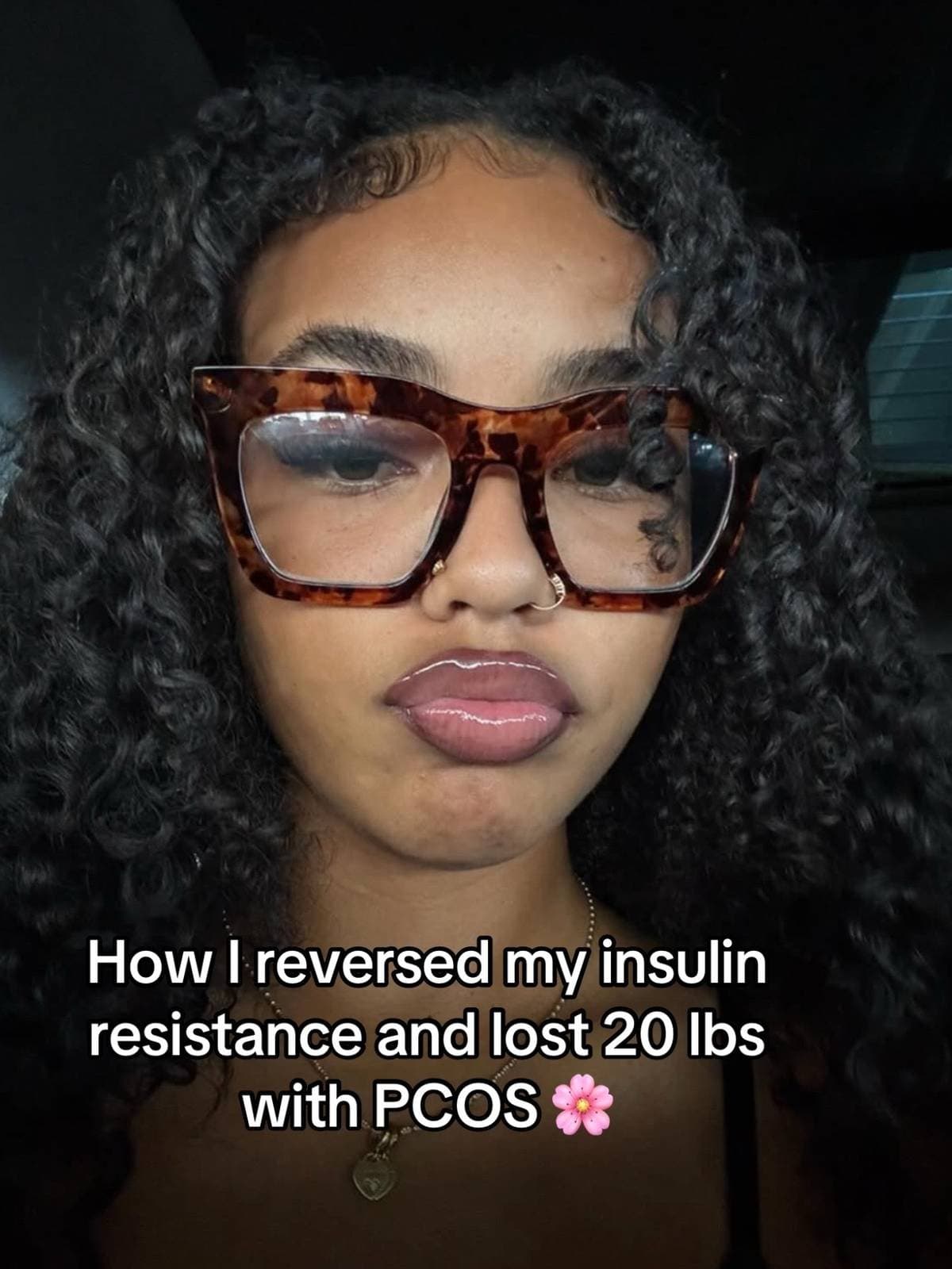 How I reversed my insulin
resistance and lost 20 lbs
with PCOS 🌸