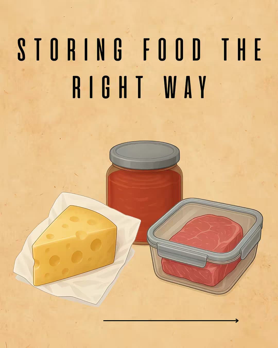 STORING FOOD THE
RIGHT WAY