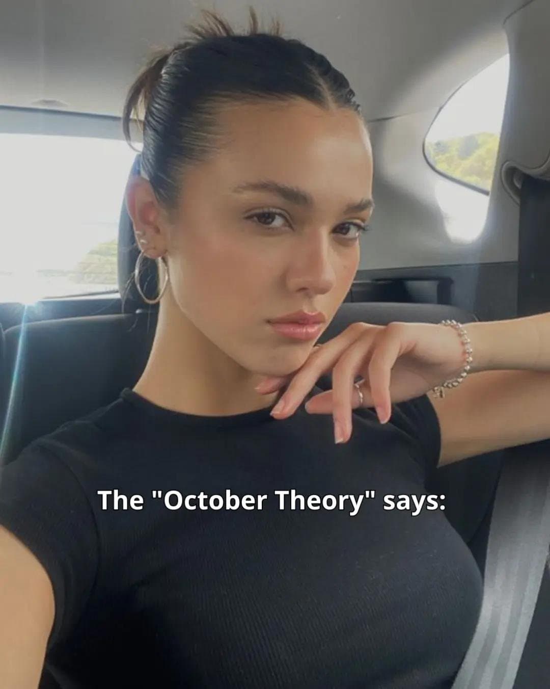 The "October Theory" says: