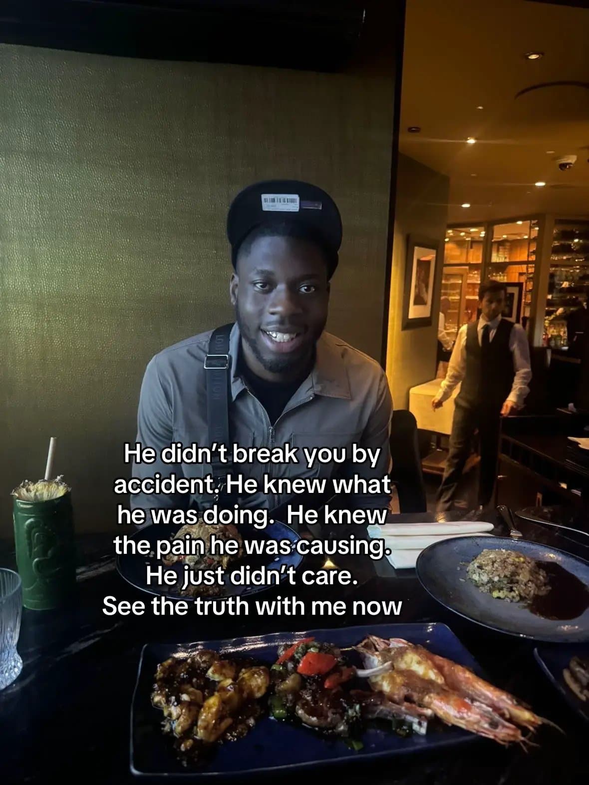 He didn't break you by
accident. He knew what
he was doing. He knew
the pain he …