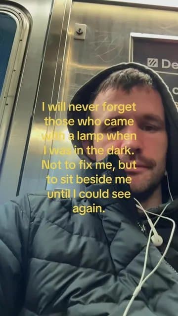 I will never forget
those who came
with a lamp when
I was in the dark.
Not to fi…