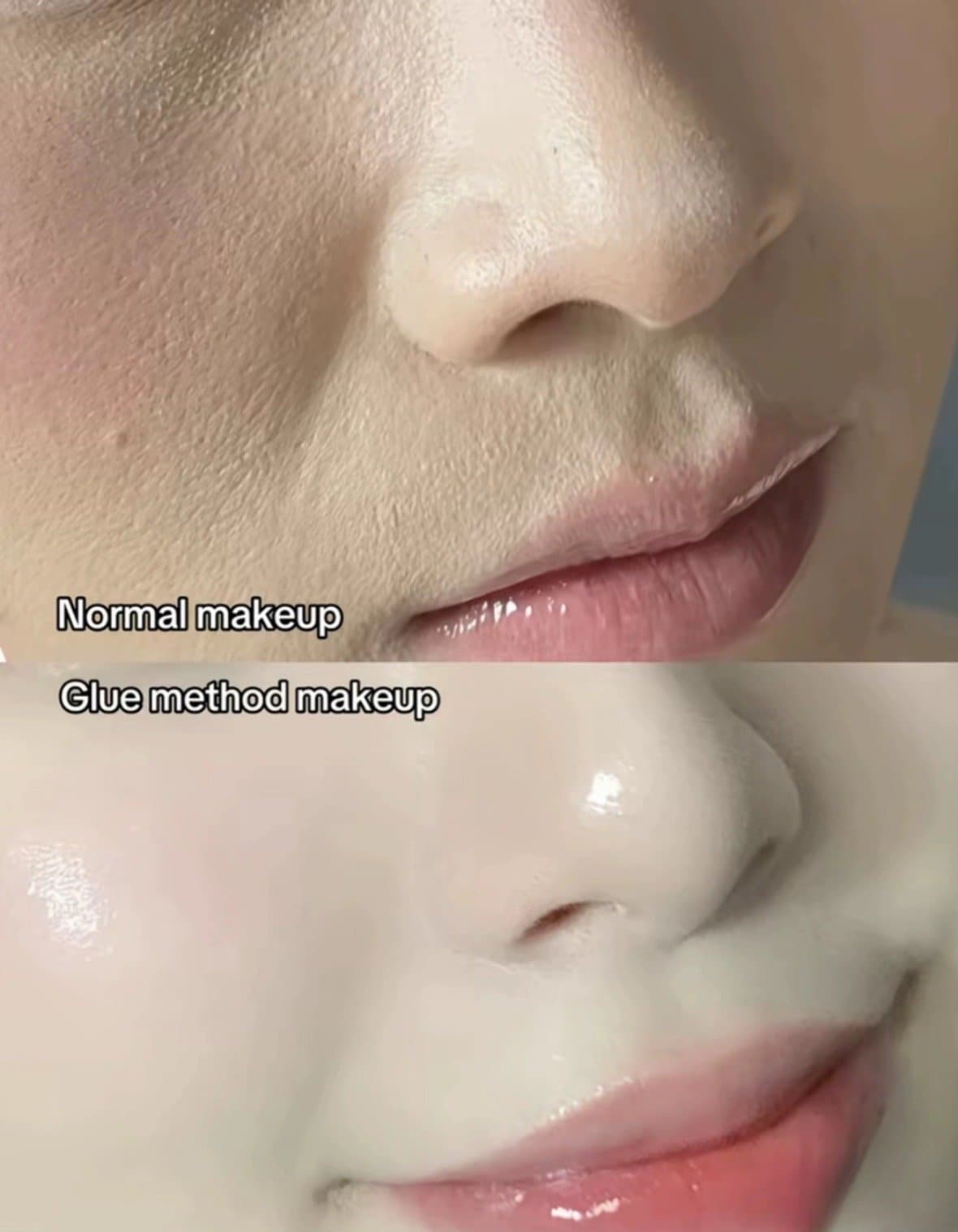 Normal makeup

Glue method makeup