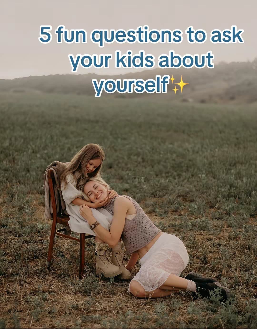 5 fun questions to ask your kids about yourself ✨