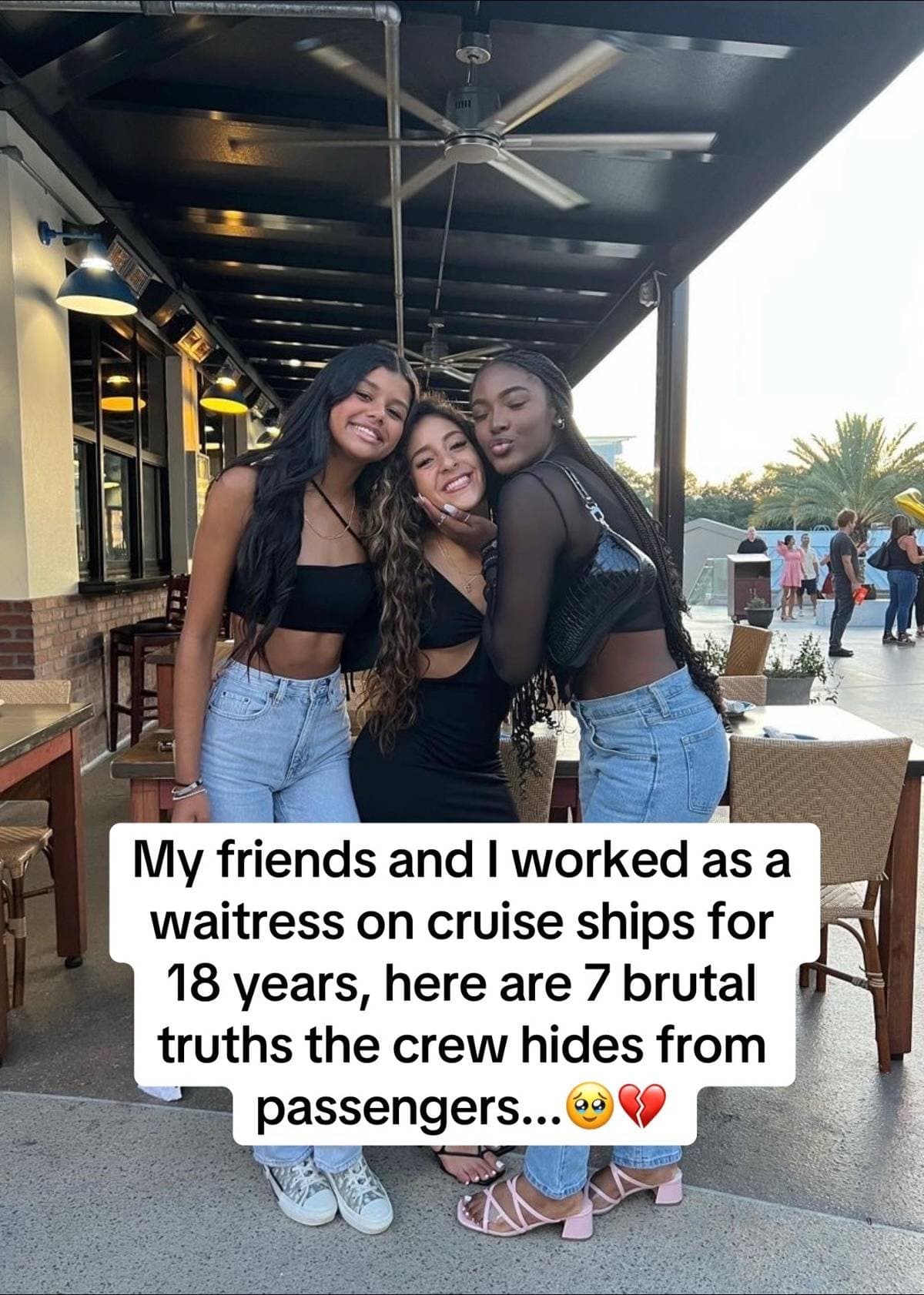 My friends and I worked as a
waitress on cruise ships for
18 years, here are 7 b…