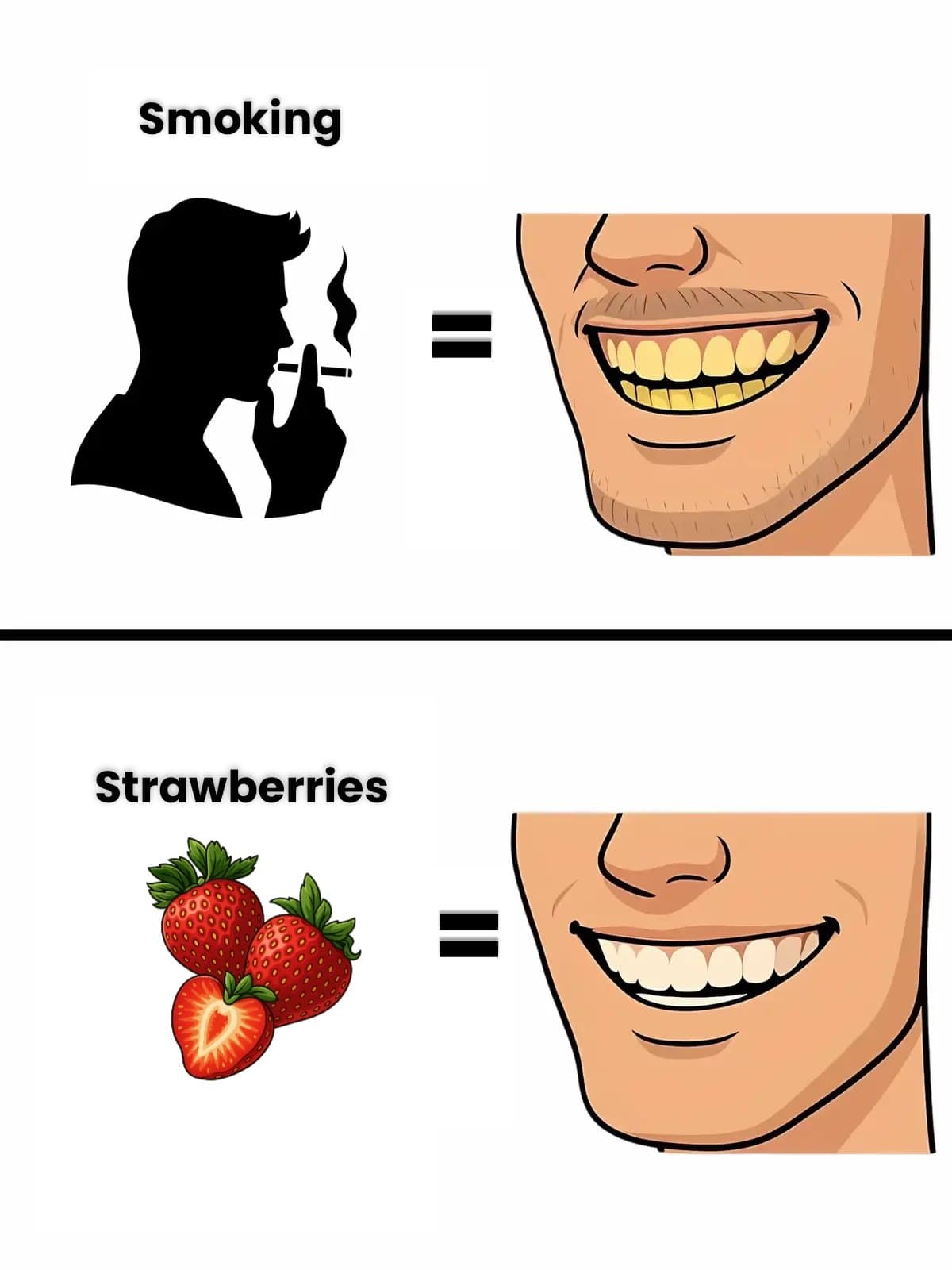 Smoking =
Strawberries =