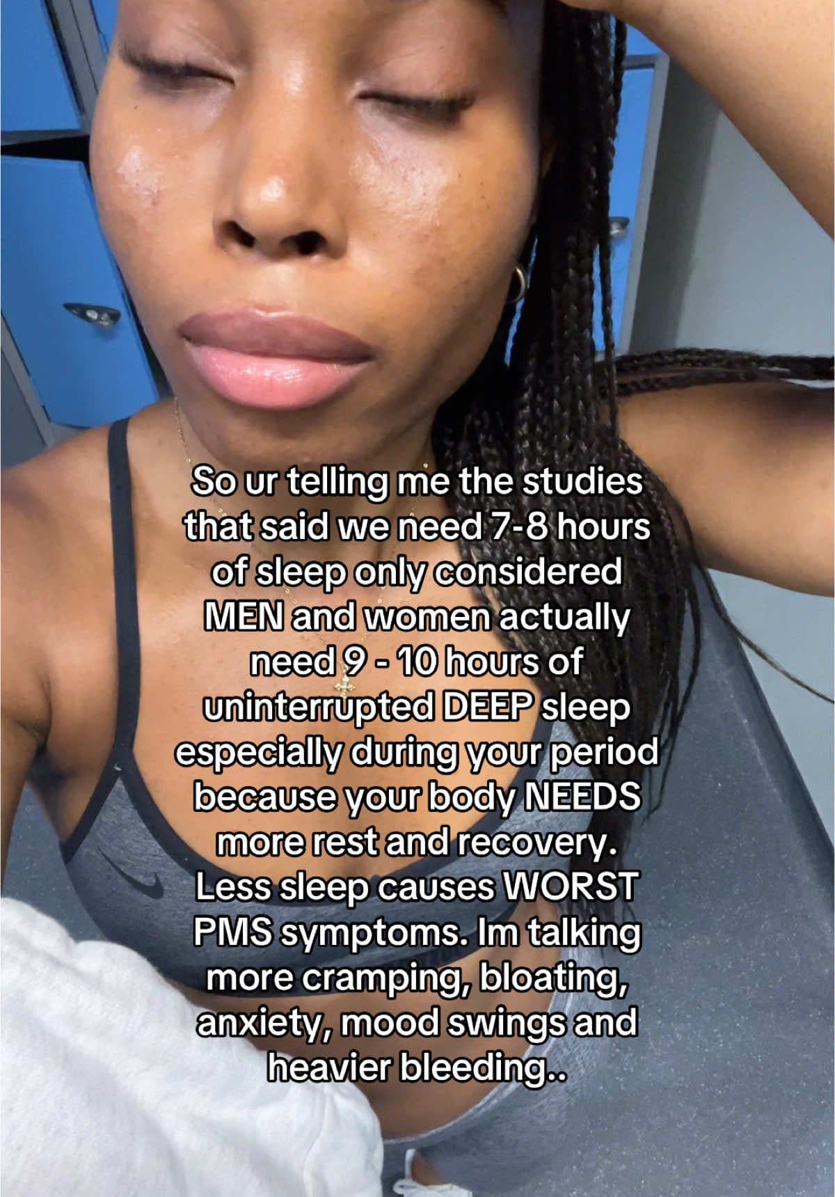 So ur telling me the studies
that said we need 7-8 hours
of sleep only considere…