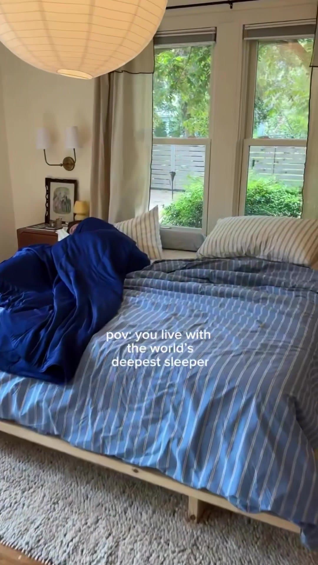 pov: you live with
the world's
deepest sleeper