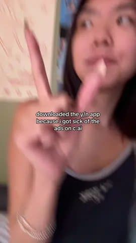 downloaded the y/n app
because i got sick of the
ads on c.ai

accidentally got
a…