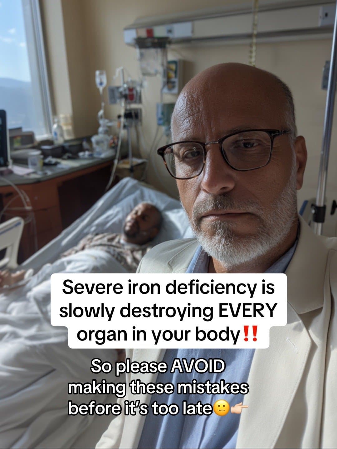 Severe iron deficiency is
slowly destroying EVERY
organ in your body ‼️

So plea…