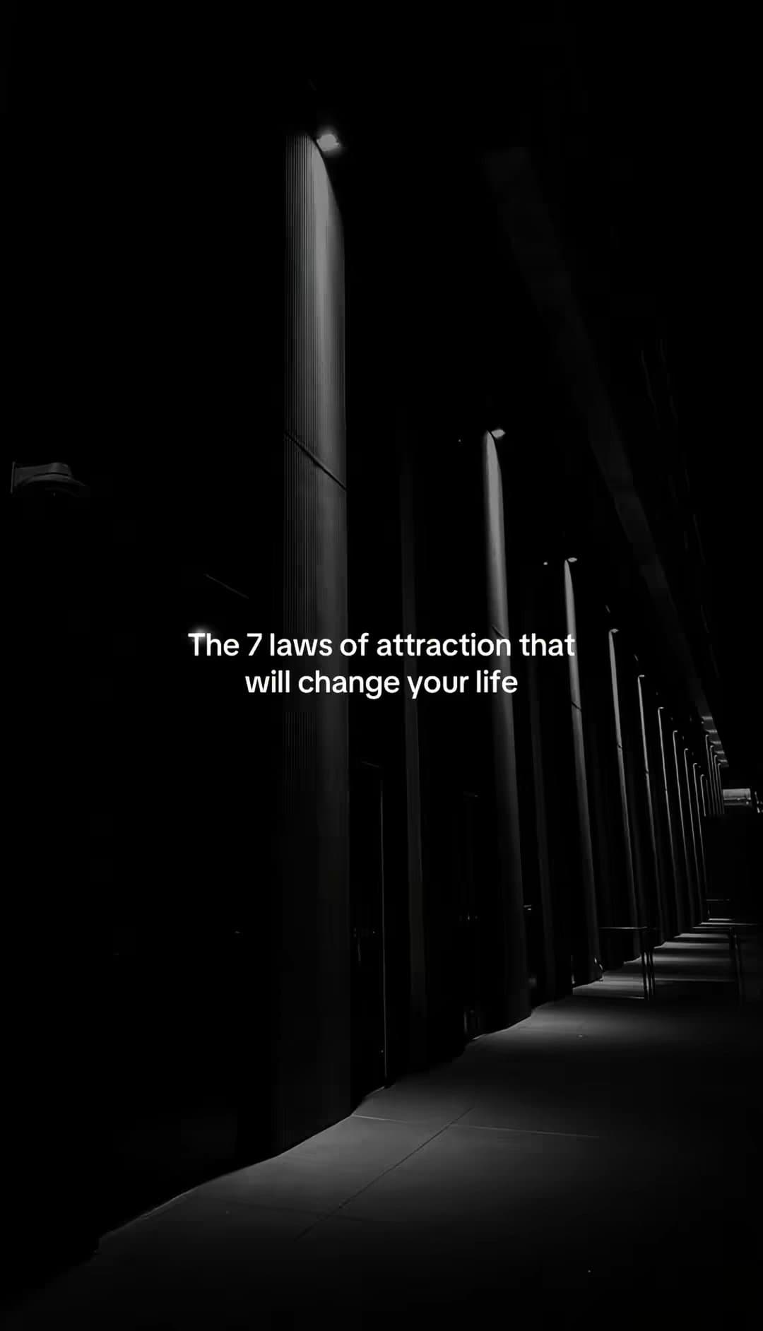 The 7 laws of attraction that will change your life
