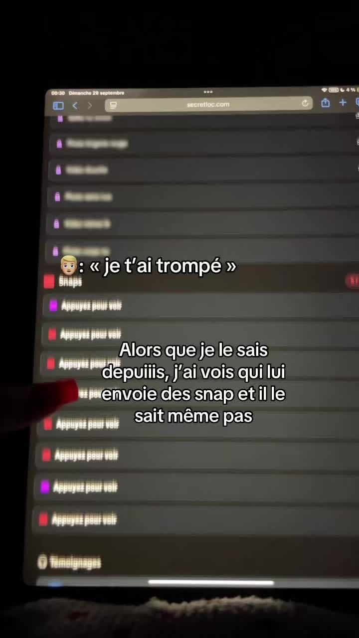 👦🏼: "je t'ai trompé »

Alors que je le sais
depuiiis, j'ai vois qui lui
envoie…