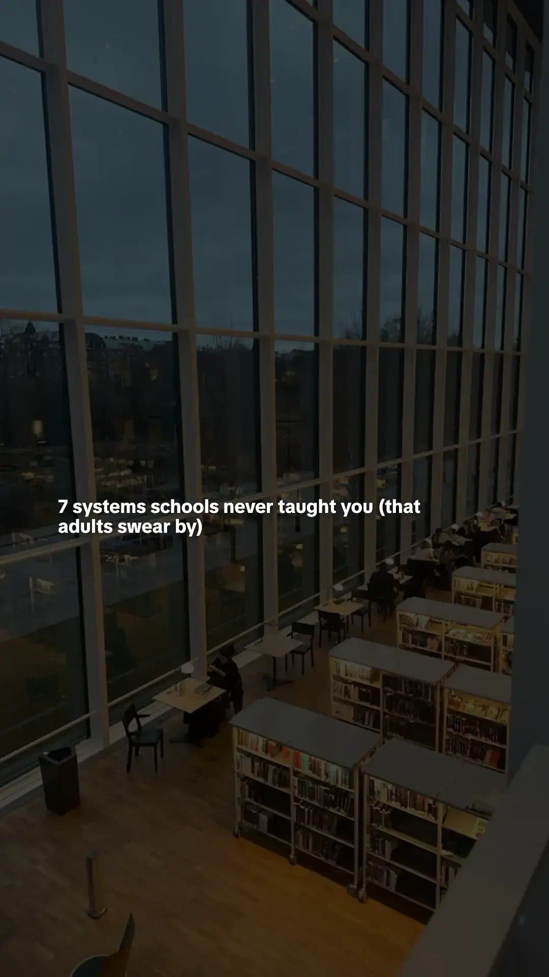 1. the two-account rule
​- one account for spending, one for savings. simple. li…