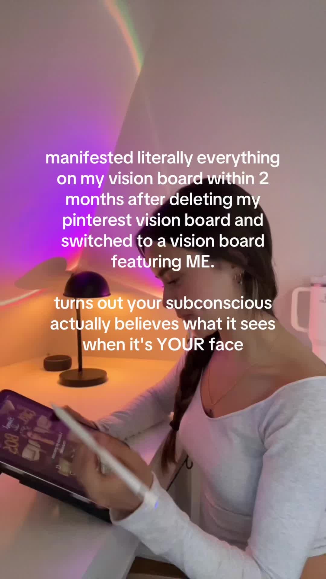 manifested literally everything
on my vision board within 2
months after deletin…