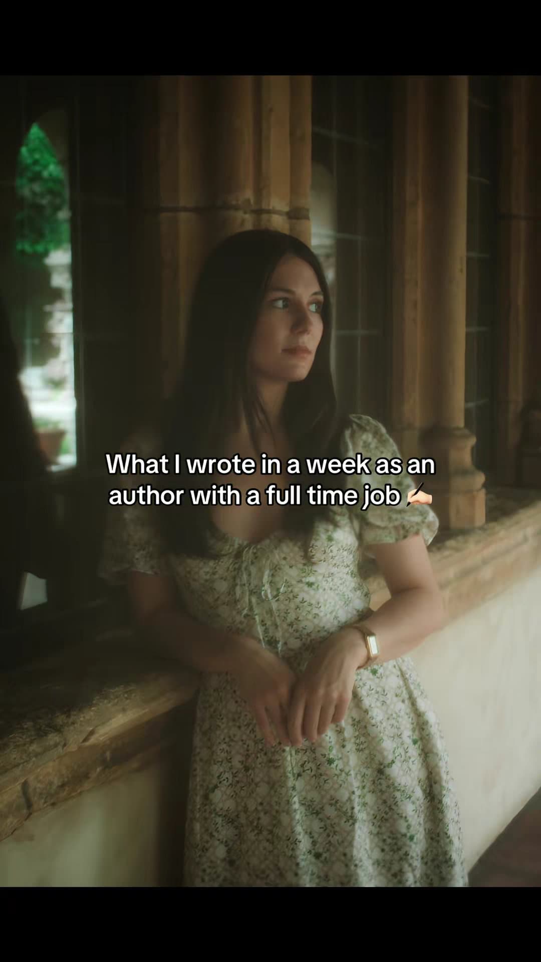 What I wrote in a week as an
author with a full time job

Monday-Sunday

