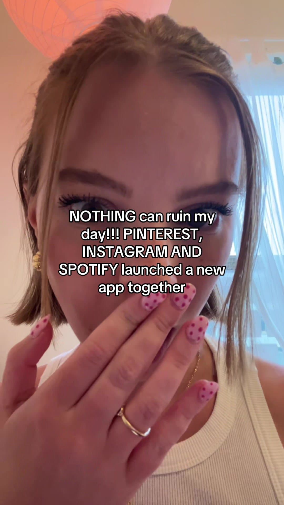 NOTHING can ruin my
day!!! PINTEREST,
INSTAGRAM AND
SPOTIFY launched a new
app t…