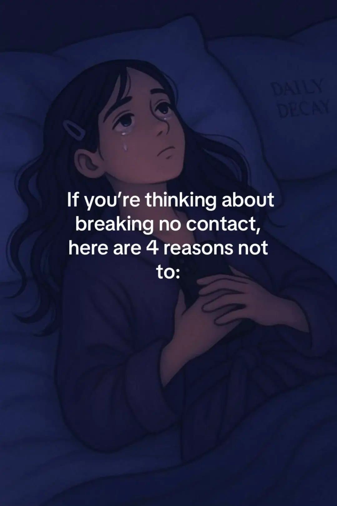 If you're thinking about
breaking no contact,
here are 4 reasons not
to: