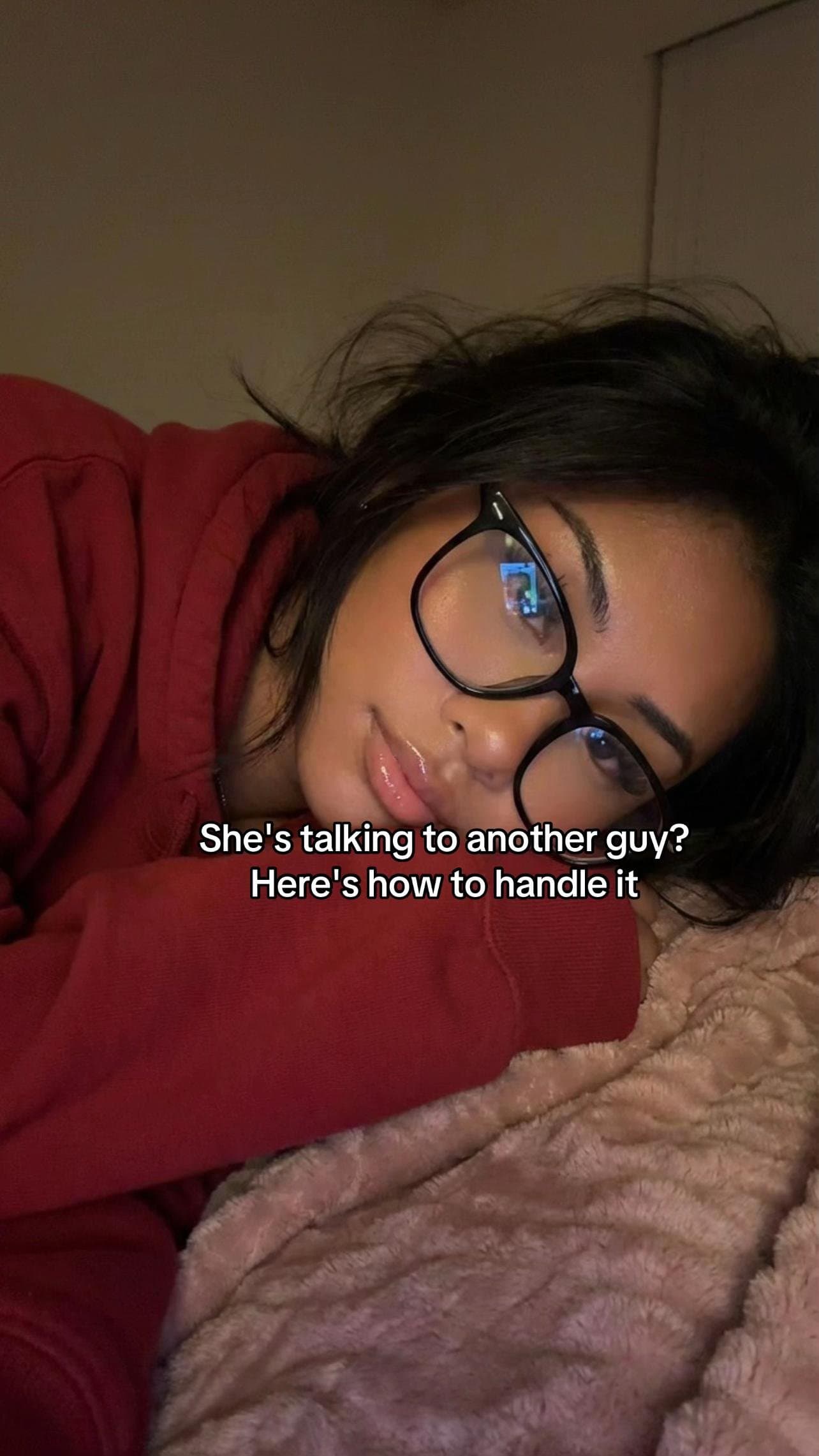 She's talking to another guy?
Here's how to handle it