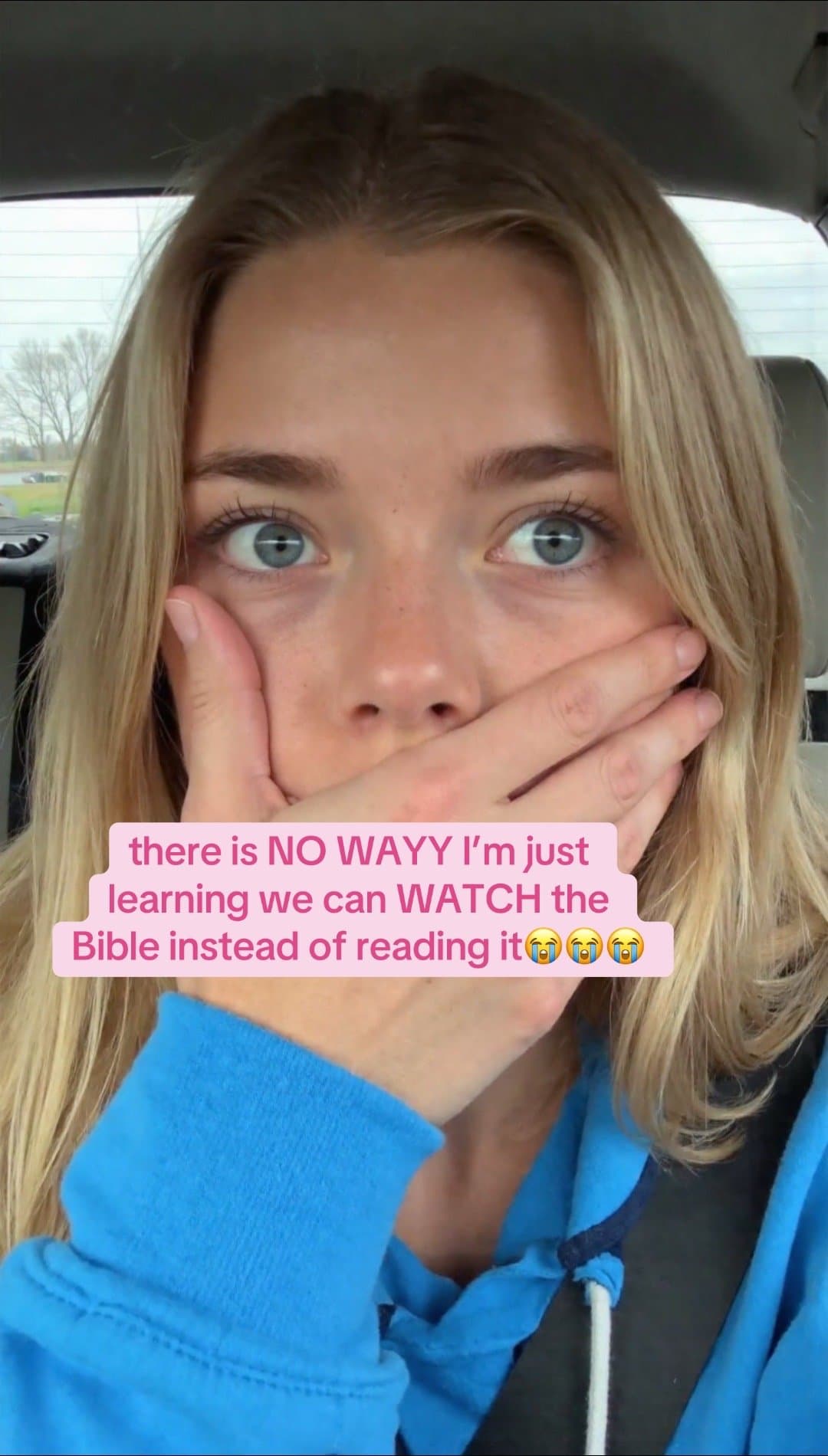 there is NO WAYY I'm just
learning we can WATCH the
Bible instead of reading it�…