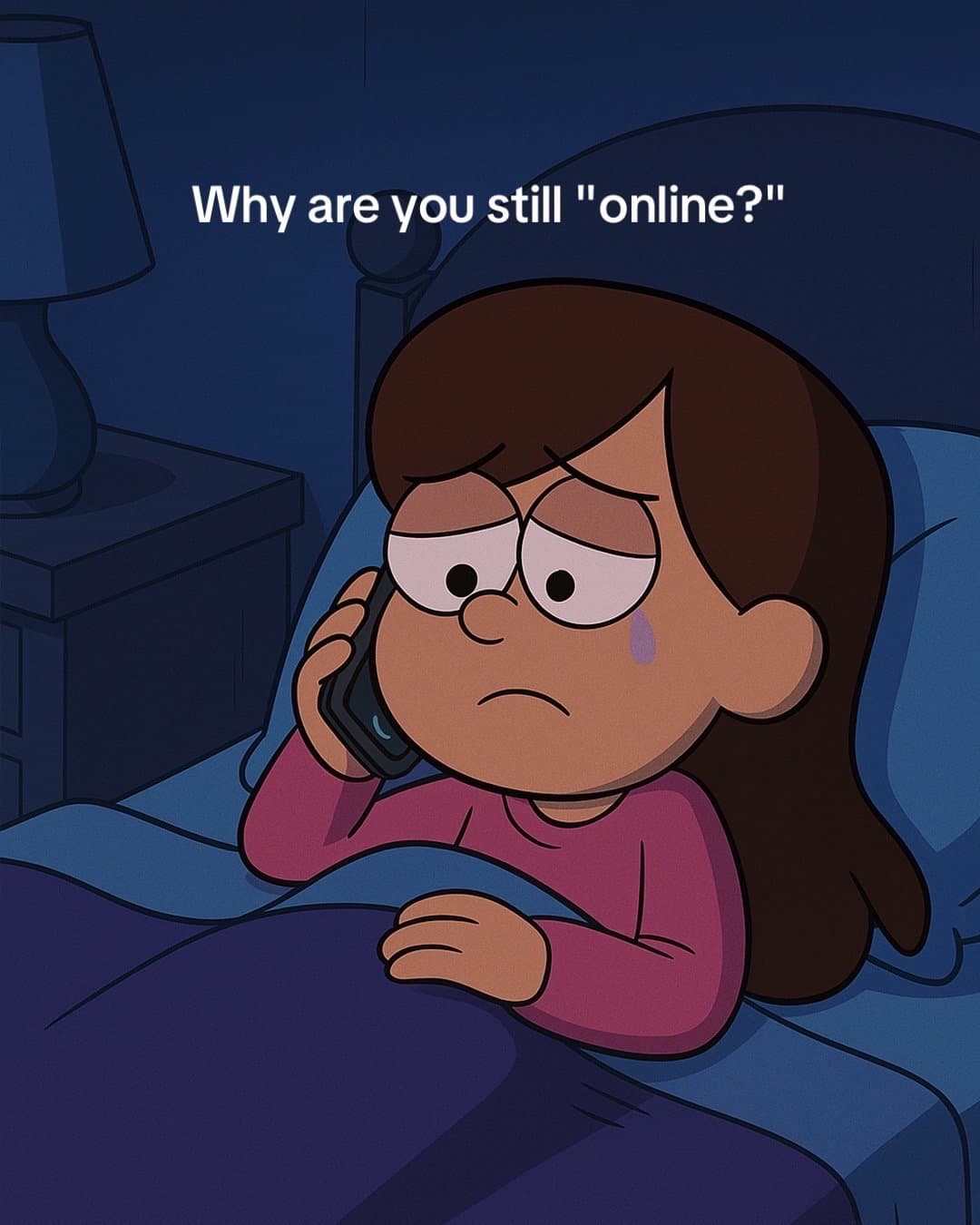 Why are you still "online?"