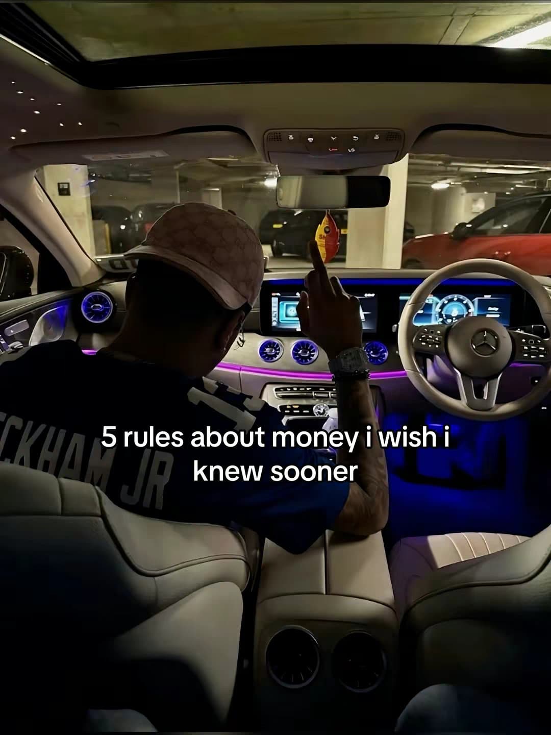 5 rules about moey i wish i knew sooner