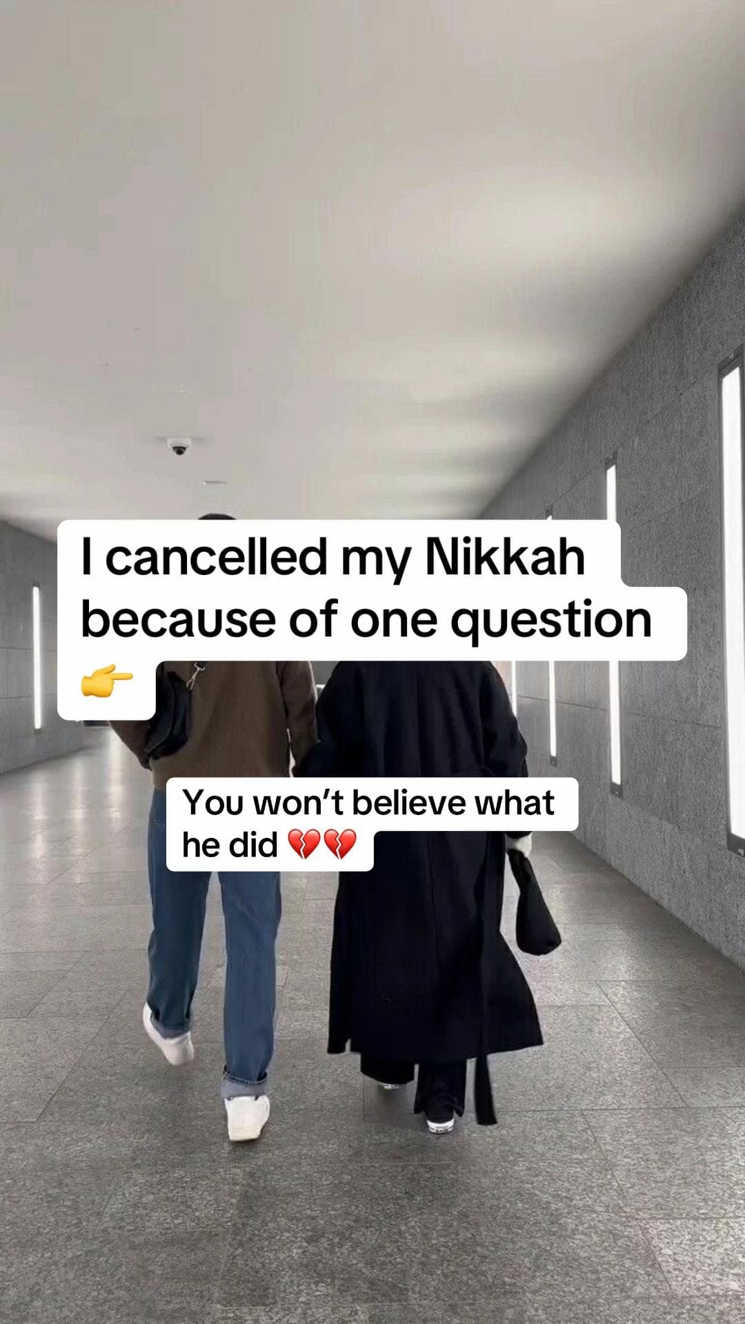 I cancelled my Nikkah
because of one question
👉

You won't believe what
he did …