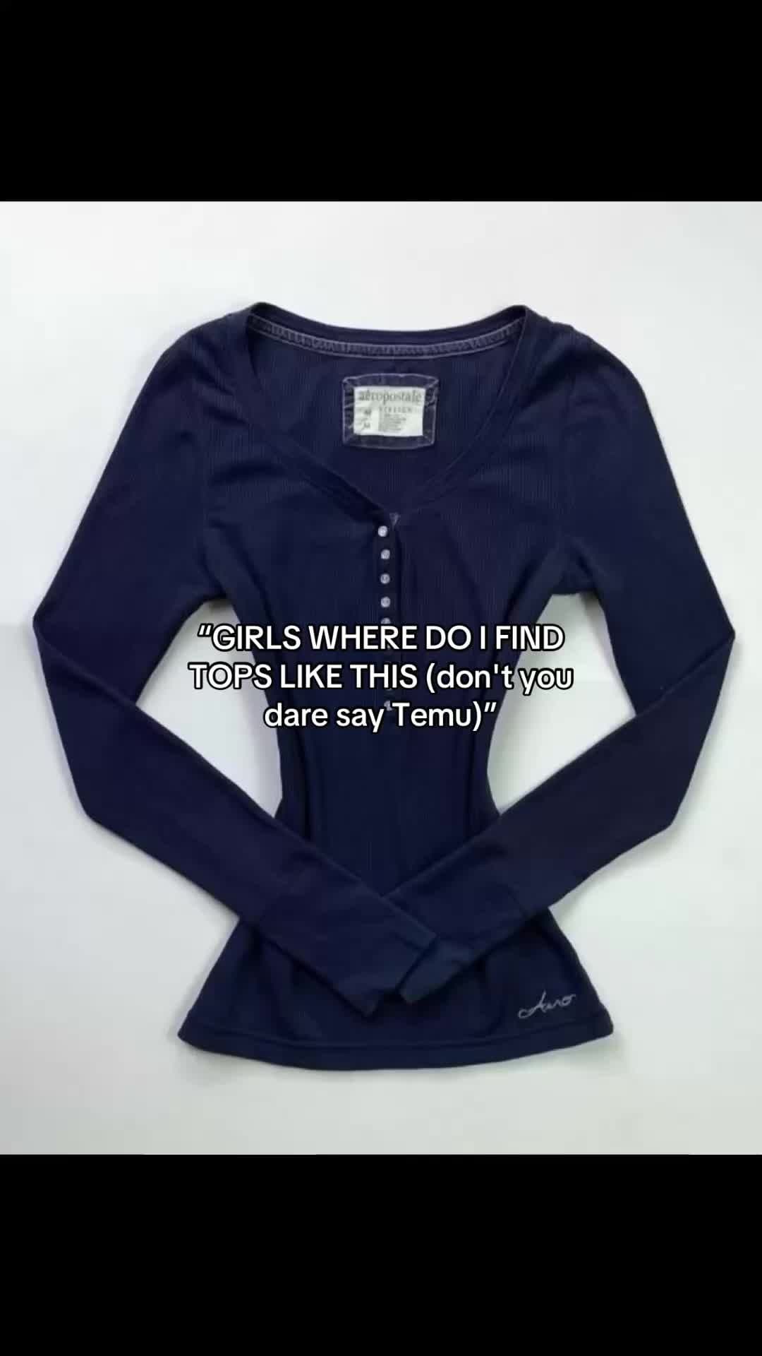 “GIRLS WHERE DO I FIND
TOPS LIKE THIS (don’t you
dare say Temu)”

See thrifted v…